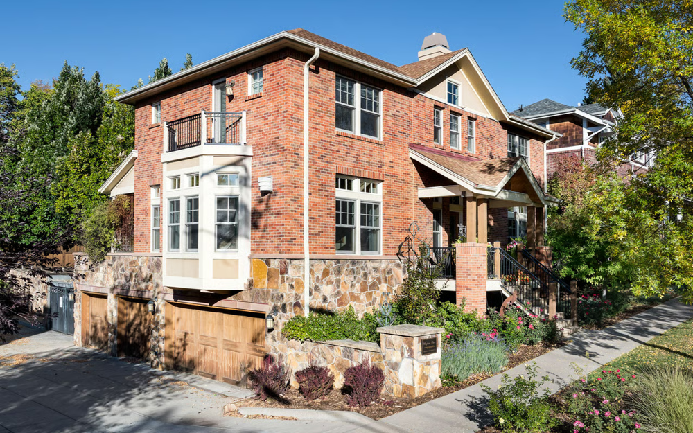 Front exterior of the luxury home